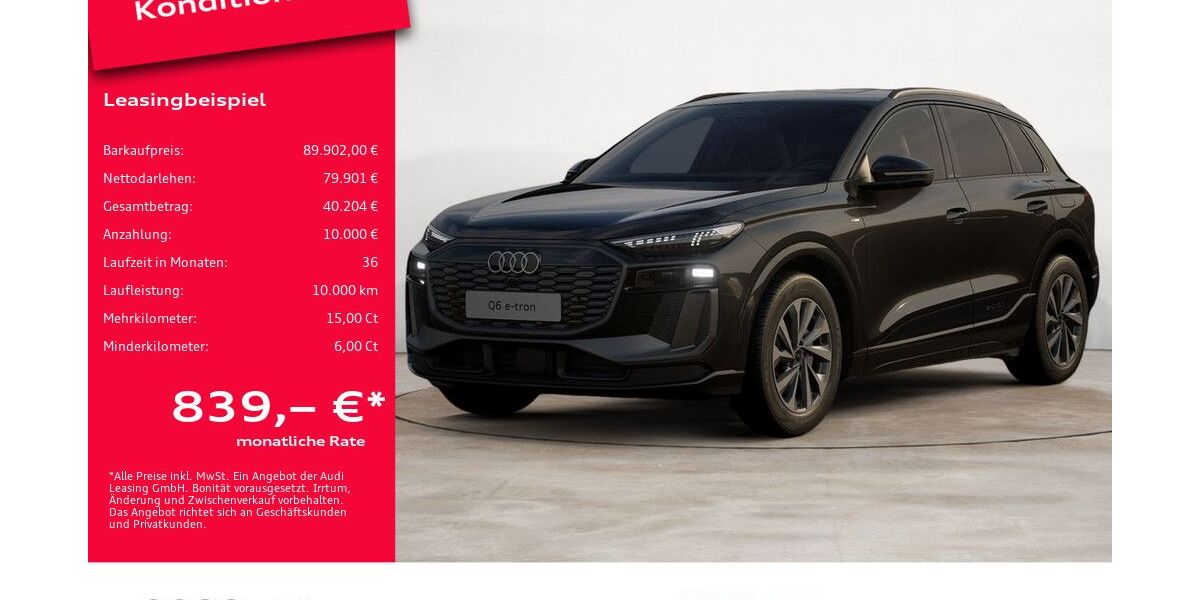 Audi Q6 e-tron 4.000 km 89.902 &euro; Potsdam 14482