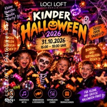 Kids-Halloween 2026 - Bonbonregen, Kinderdisco & Gruselspaß 31.10.2026 Loci Loft