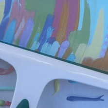 Herbstferien Familienkurs: Squeegee Art 28.10.2026 Herzgemacht Friedrichshagen