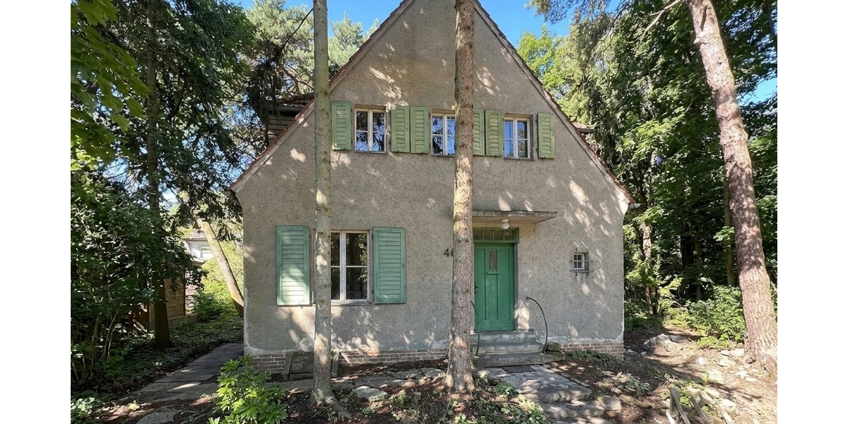 Originales Sommerfeldhaus mit besonderer Atmosphäre direkt am Grünzug - Einfamilienhaus Kleinmachnow Kleinmachnow | Angebot:26196042