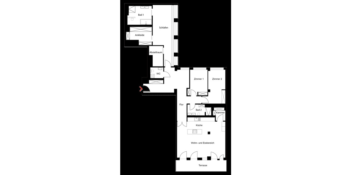 Etagenwohnung Berlin Mitte - 4 Zimmer, 193 m&sup2;, 1.990.000&euro; | Angebot:26906505