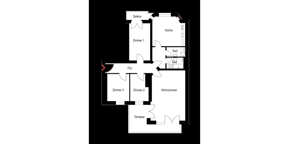 Etagenwohnung Berlin Friedrichshain - 4 Zimmer, 121 m&sup2;, 799.000&euro; | Angebot:26857038