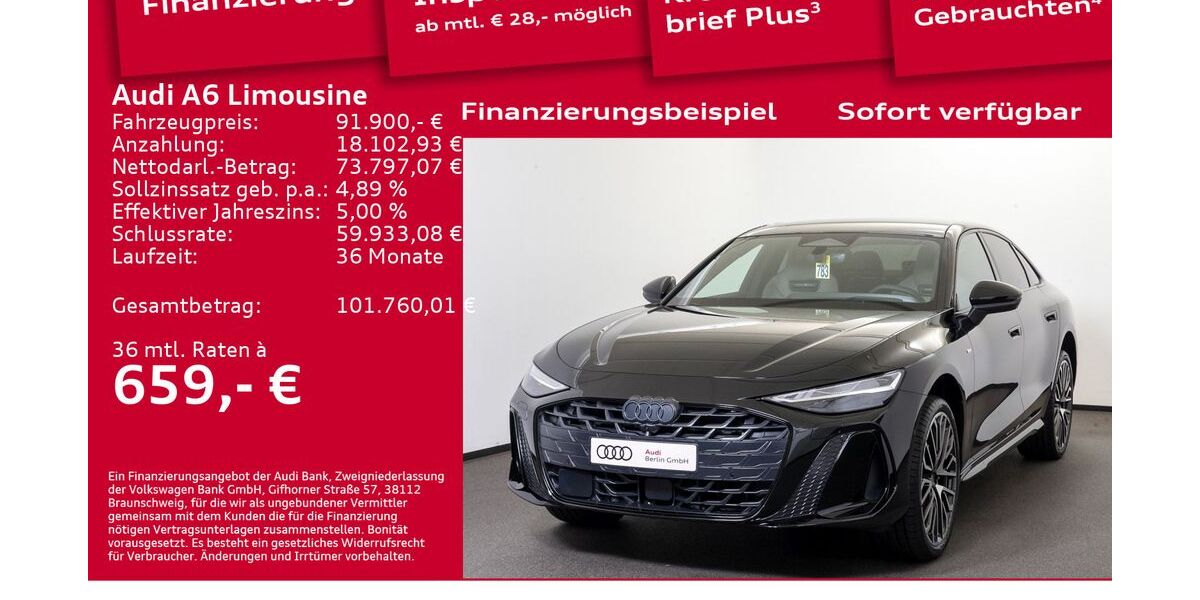 Audi A6 6.001 km 90.600 &euro; Berlin 12489