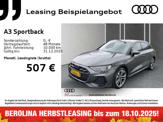 Audi A3 9.800 km 41.320 € Berlin 13581