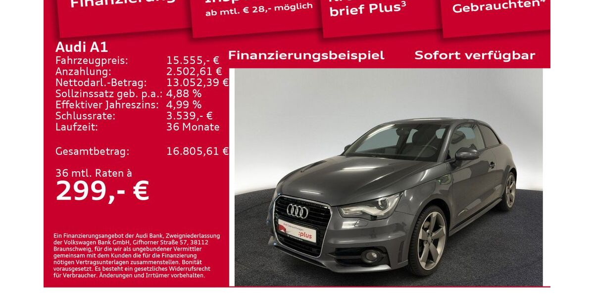 Audi A1 56.760 km 15.555 &euro; Berlin 12489