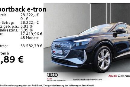 Audi Q4 e-tron 28.353 km 26.989 € Berlin 13581