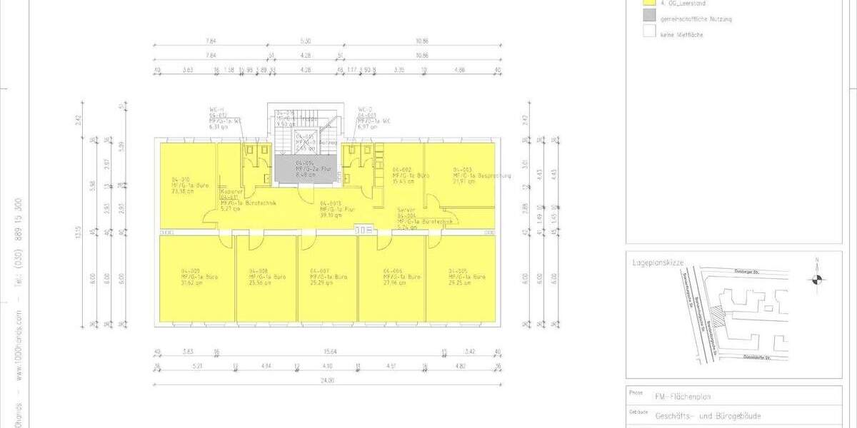 Gewerbeobjekt Berlin Wilmersdorf - 8 Zimmer, 280 m&sup2;, 6.710&euro; | Angebot:24884928