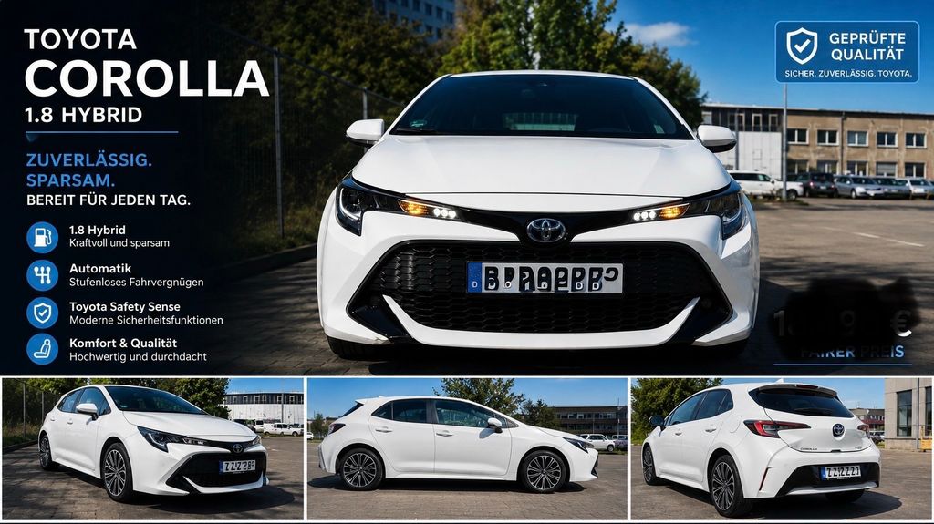 Toyota Corolla 72.600 km 19.999 &euro; Berlin 10365