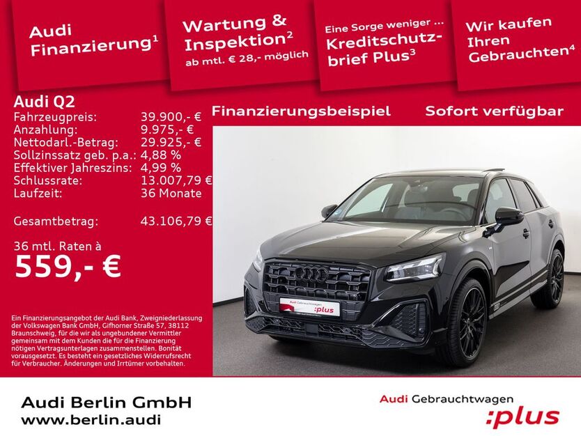 Audi Q2 9.500 km 39.900 € Berlin 12489