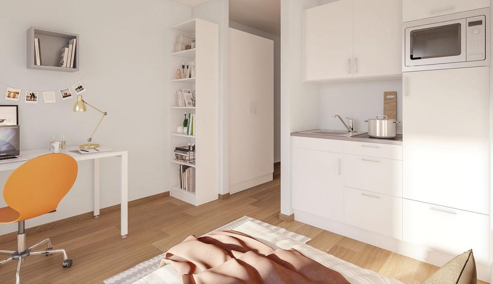 Etagenwohnung Potsdam - 1 Zimmer, 35 m&sup2;, 900&euro; | Angebot:25976238