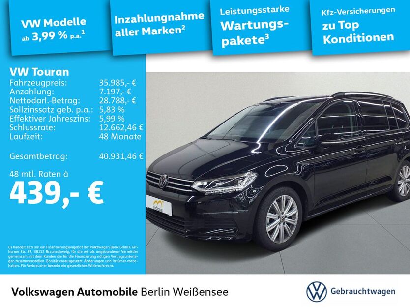 VW Touran 25.466 km 35.985 € Berlin 13088