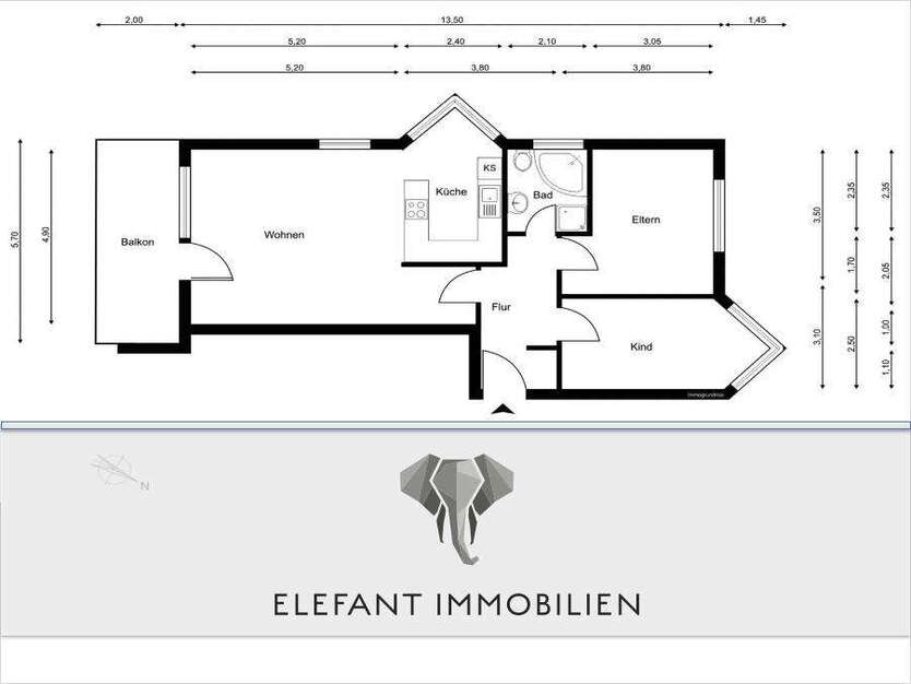 Wohnung zum Kaufen in Berlin Altglienicke 285.000 € 78.02 m²
