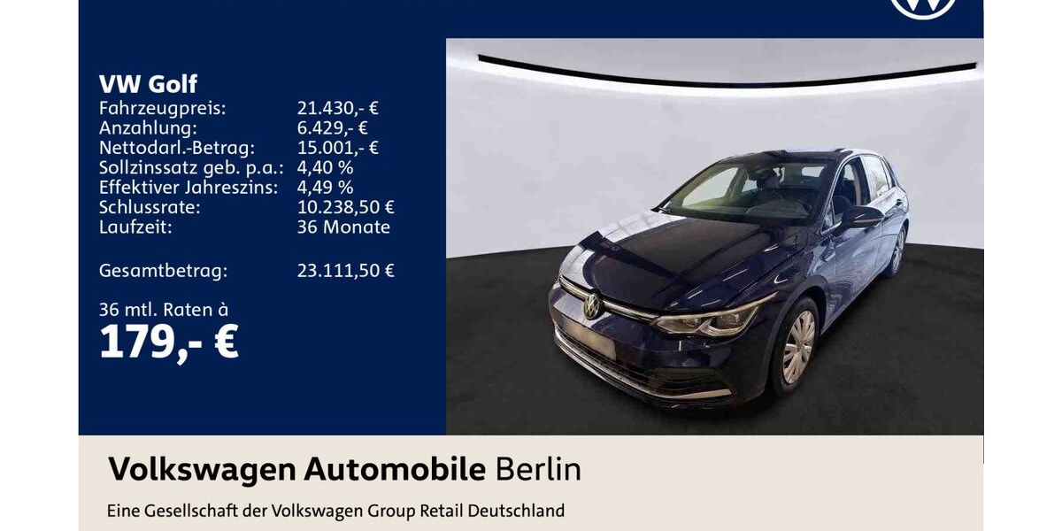 VW Golf 30.212 km 21.430 &euro; Berlin 10587