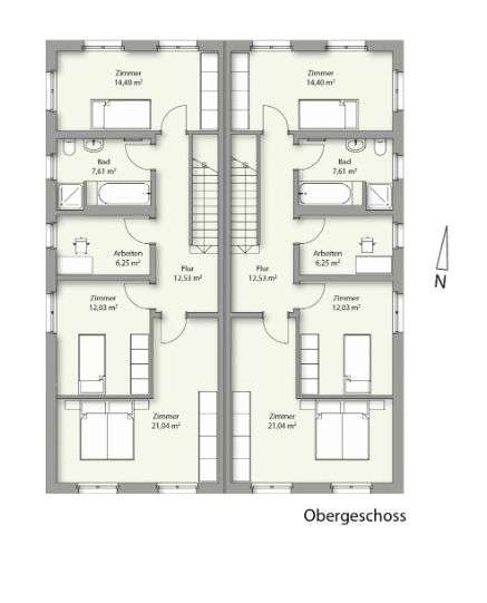 Provisionsfrei: Familienhaus am Landschaftsschutzgebiet - Doppelhaushälfte Beelitz Brandenburg Süd - Potsdam-Mittelmark (Kreis) - Bee | Angebot:27702845