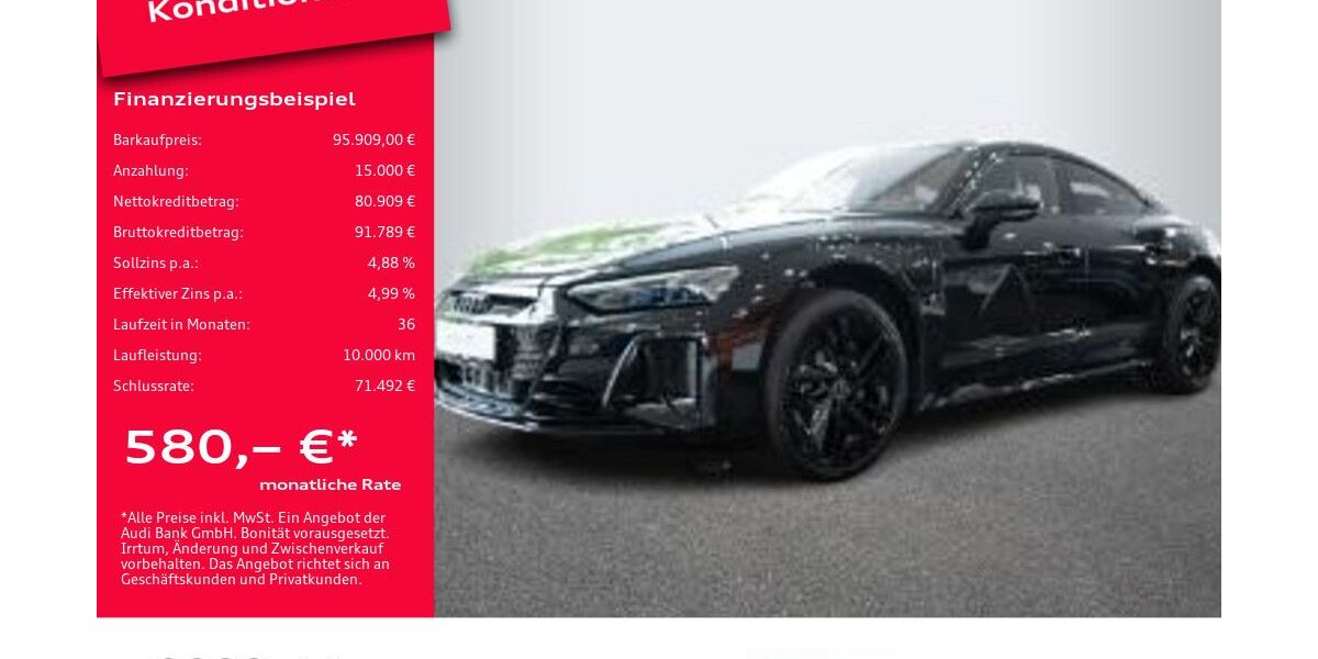 Audi e-tron GT 5.000 km 89.912 € Potsdam 14482