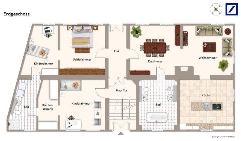 Vierseitenhof mit viel Grundstück in Potsdam 1 zimmer