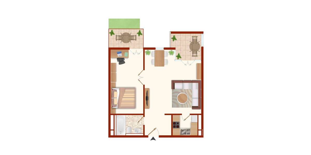Etagenwohnung Potsdam Golm - 2 Zimmer, 57 m&sup2;, 215.000&euro; | Angebot:26402825