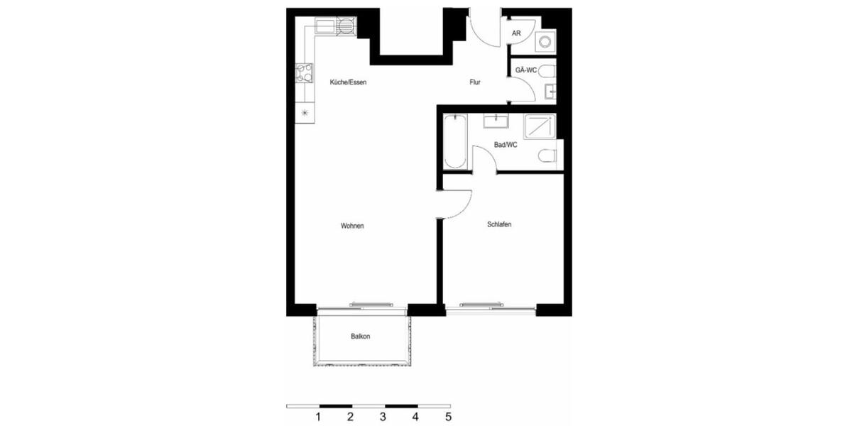 Etagenwohnung Potsdam Südliche Innenstadt - 2 Zimmer, 66 m&sup2;, 1.635&euro; | Angebot:25105321
