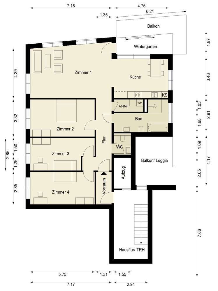 Wohnung zum Kaufen in Berlin 901.000 € 132 m²