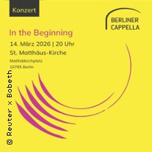 In The Beginning 14.03.2026 St. Matthäus-Kirche