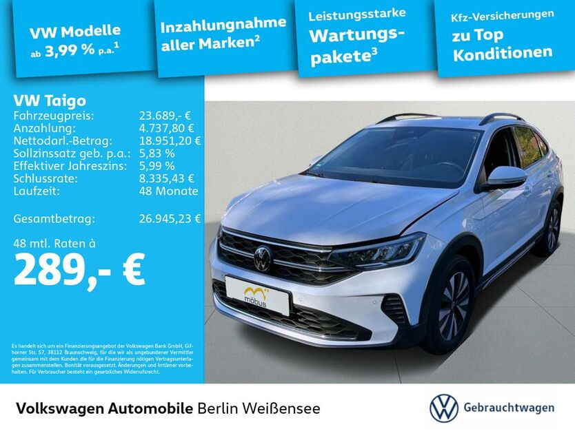 VW Taigo 56.471 km 23.689 € Berlin 13088