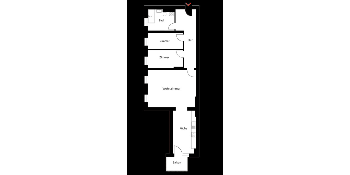 Etagenwohnung Berlin Mitte - 3 Zimmer, 95 m&sup2;, 695.000&euro; | Angebot:26857037