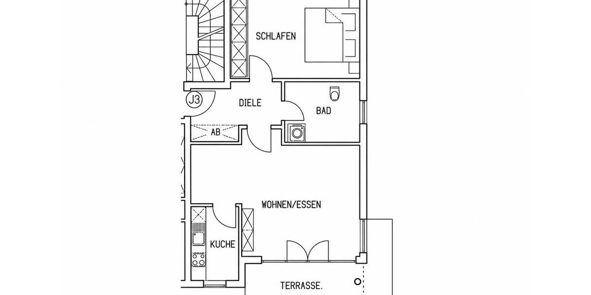 Erdgeschoßwohnung Potsdam Krampnitz - 2 Zimmer, 64 m&sup2;, 289.000&euro; | Angebot:26633893