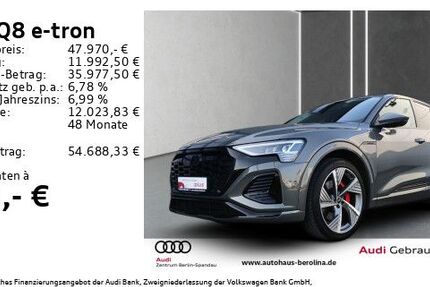 Audi Q8 e-tron 50.772 km 47.970 &euro; Berlin 13581