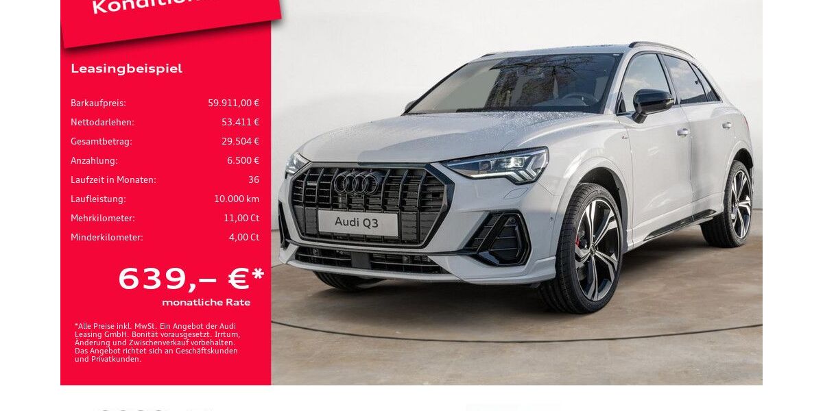 Audi Q3 4.000 km 57.912 € Potsdam 14482
