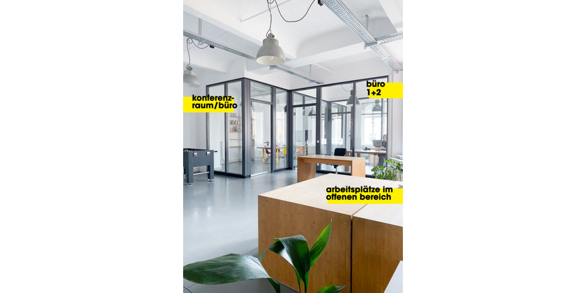 122 qm Bürofläche zur Untermiete in Kreuzberg, 3,5 Raum zimmer