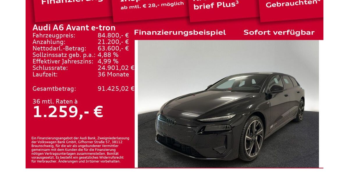 Audi A6 e-tron 6.001 km 81.400 &euro; Berlin 12489