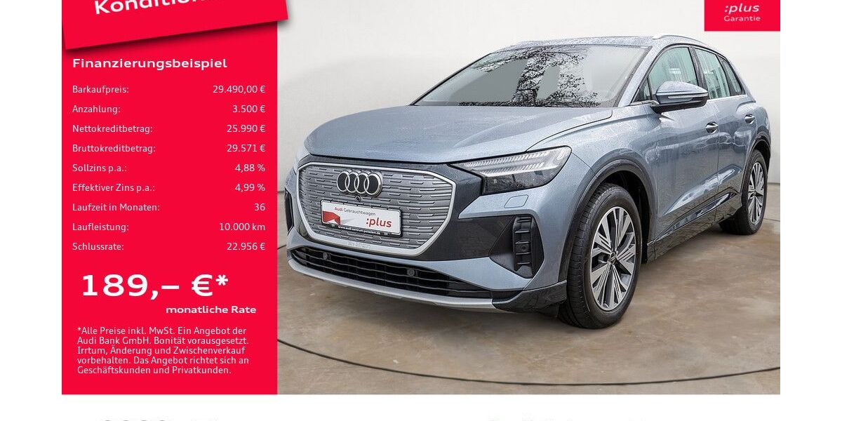 Audi Q4 e-tron 93.369 km 28.998 &euro; Potsdam 14482
