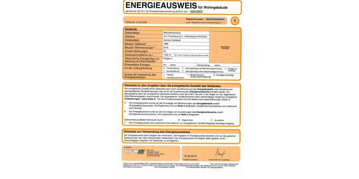Etagenwohnung Nuthetal - 1 Zimmer, 35 m&sup2;, 155.000&euro; | Angebot:26380174