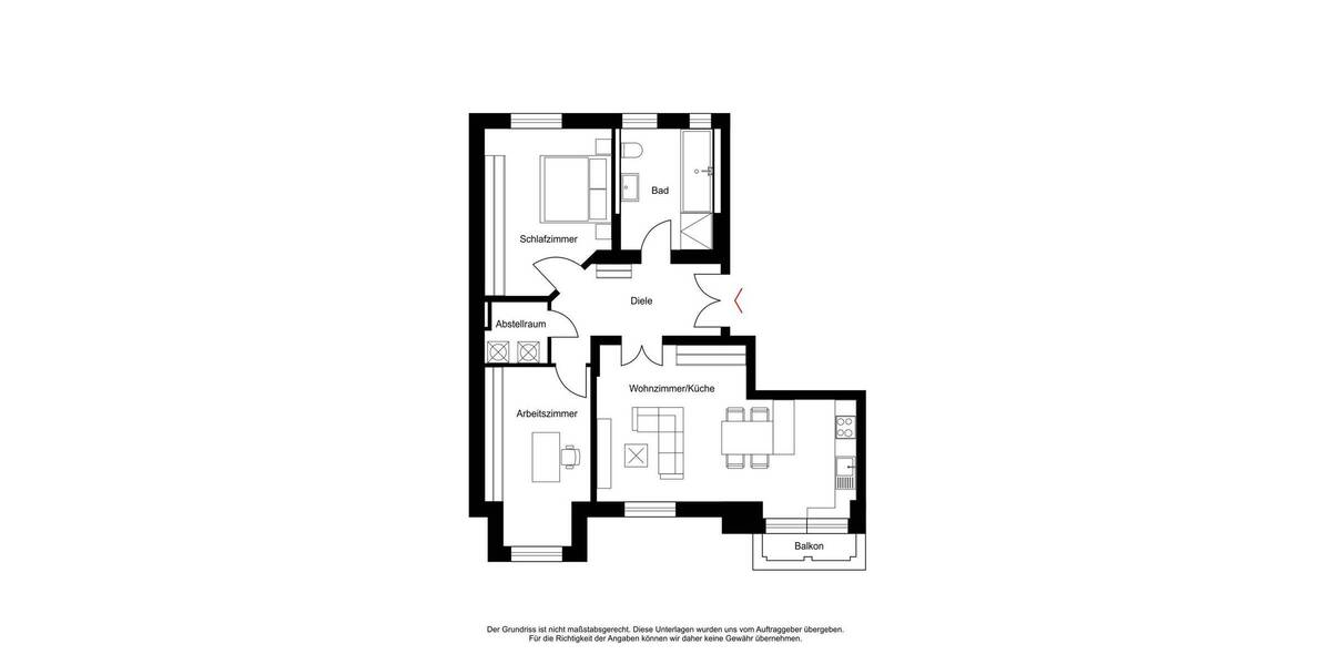 Etagenwohnung Potsdam Nördliche Innenstadt - 3 Zimmer, 84 m&sup2;, 1.875&euro; | Angebot:26192438