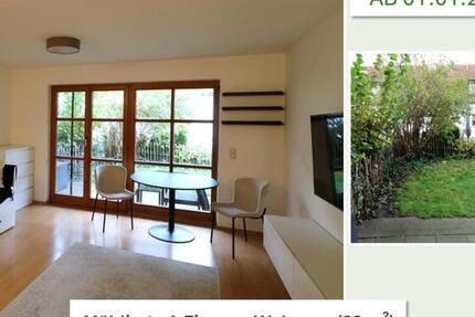 Möblierte Einraumwohnung mit Garten + Tiefgaragenstellplatz 1 zimmer