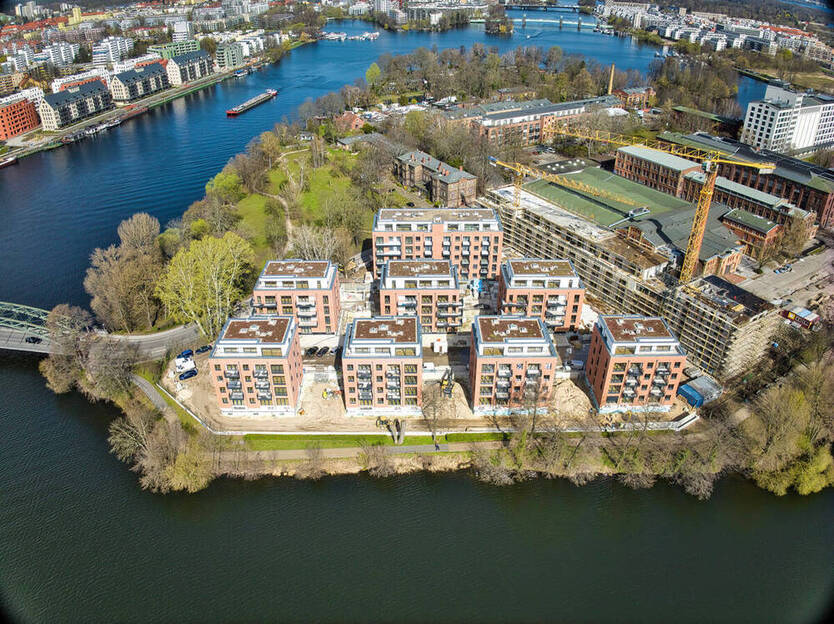 Ihr Büro direkt am Wasser: Effiziente Büroflächen in Neubau-Quartier auf Eiswerder+ TOP-Ausstattung