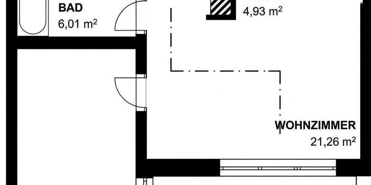 Etagenwohnung Teltow - 2 Zimmer, 47 m&sup2;, 227.000&euro; | Angebot:25657497