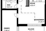 Etagenwohnung Teltow - 2 Zimmer, 47 m&sup2;, 227.000&euro; | Angebot:25657497