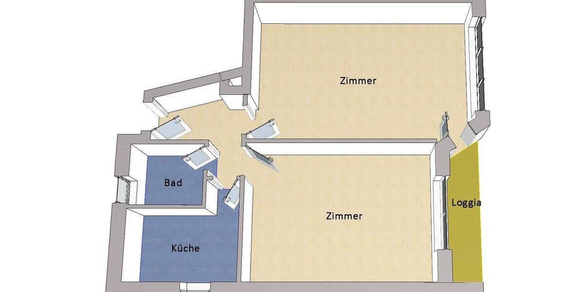 Etagenwohnung Berlin Gesundbrunnen - 4 Zimmer, 116 m&sup2;, 530.000&euro; | Angebot:26256924