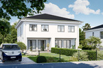 Wohnen im Grünen: Neubau-Doppelhaushälfte bei Berlin