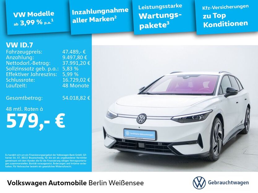 VW ID.7 15.920 km 45.989 € Berlin 13088