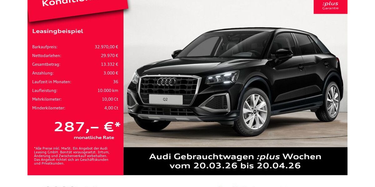 Audi Q2 11.271 km 32.970 &euro; Potsdam 14482