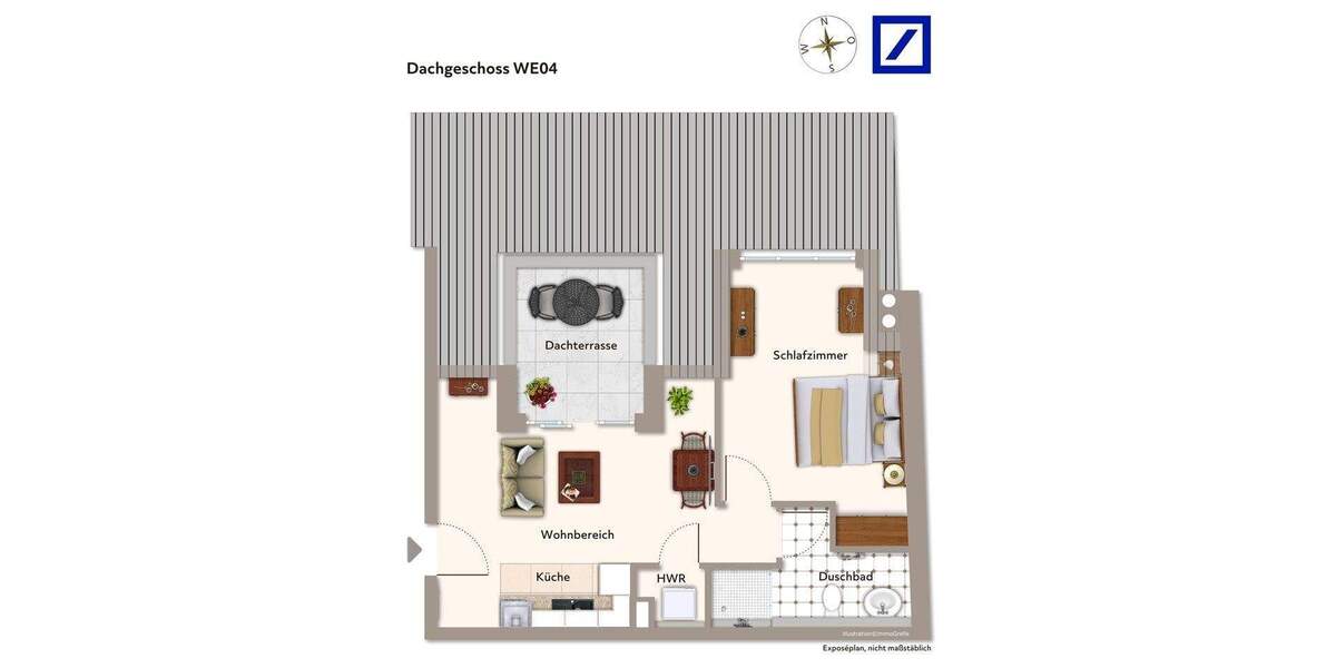 Etagenwohnung Teltow - 2 Zimmer, 45 m&sup2;, 316.500&euro; | Angebot:23973365