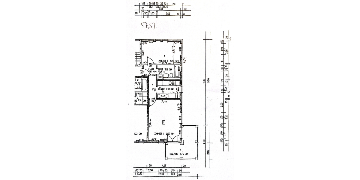 Wohnen am Tiefen See – 2-Zimmer-Wohnjuwel mit Balkon & Tiefgaragenstellplatz 2 zimmer
