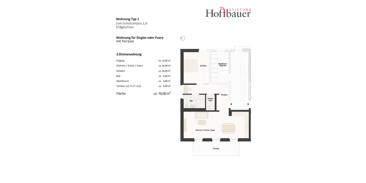Etagenwohnung Werder (Havel) - 4 Zimmer, 93 m&sup2;, 1.302&euro; | Angebot:25717975