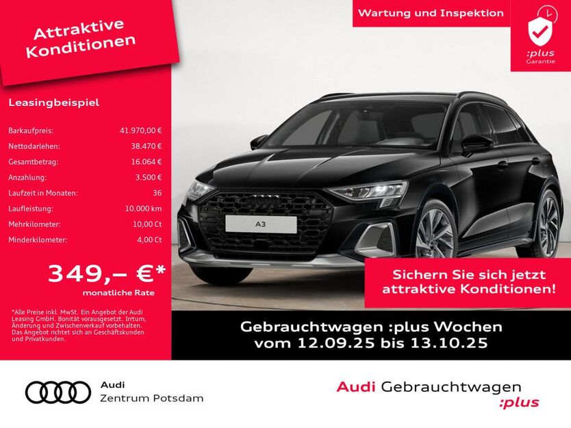 Audi A3 6.723 km 41.490 € Potsdam 14482