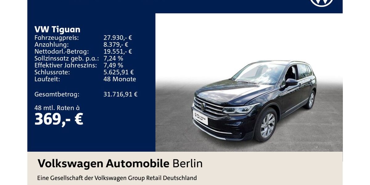 VW Tiguan 56.890 km 27.930 &euro; Berlin 10587