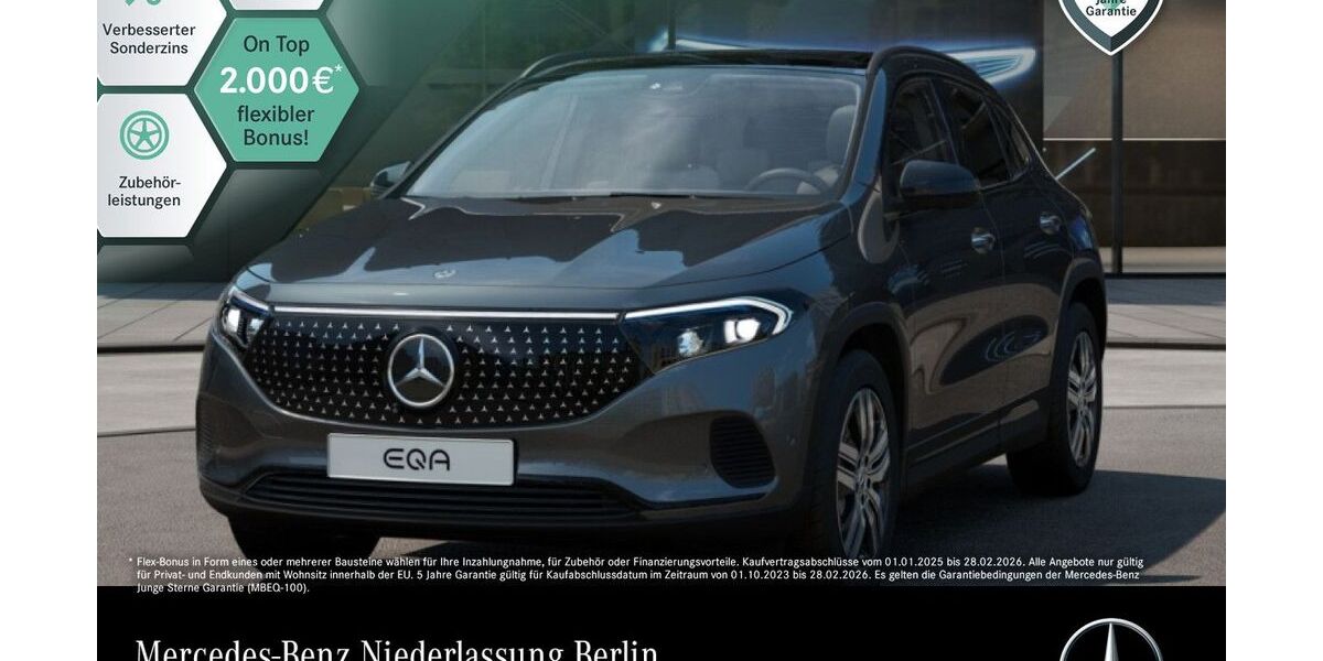 Mercedes-Benz EQA 7.858 km 36.990 € Berlin 12681