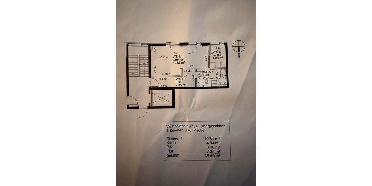Etagenwohnung Berlin Mitte - 1 Zimmer, 40 m&sup2;, 1.199&euro; | Angebot:24511662