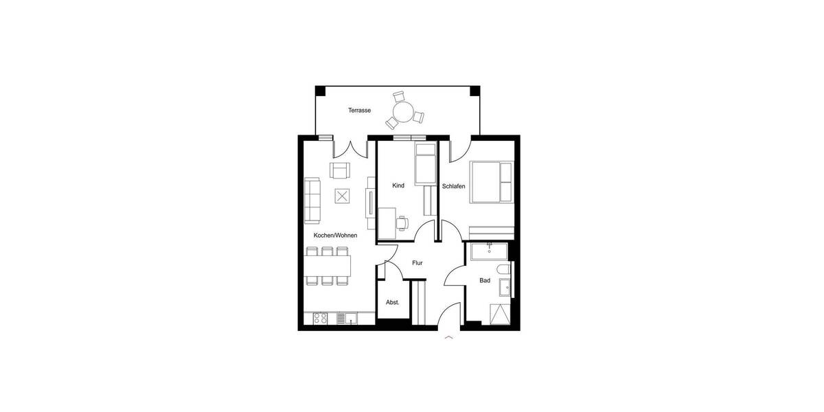 Etagenwohnung Berlin Siemensstadt - 3 Zimmer, 80 m&sup2;, 1.480&euro; | Angebot:26856930
